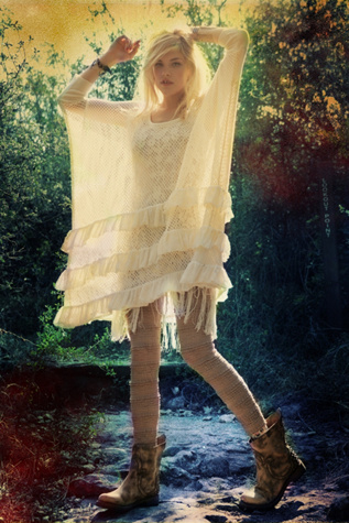 Swan Dive Ruffled Tunic