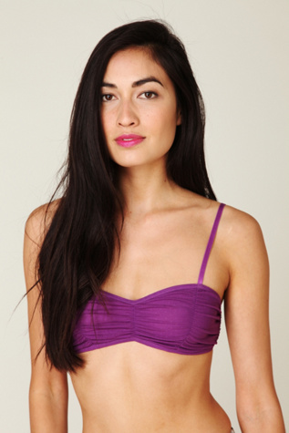 Geo Mesh Ruched Bra