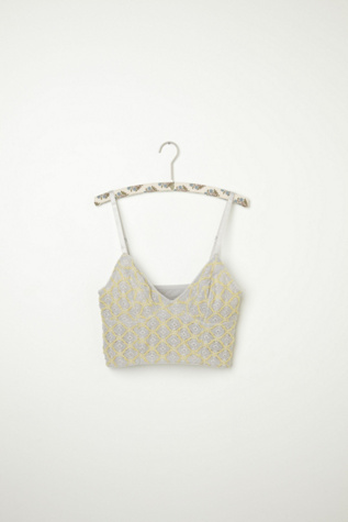 Cross Dye Crochet Bustier