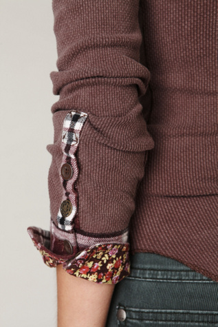 We The Free Lou Flannel Cuff Thermal