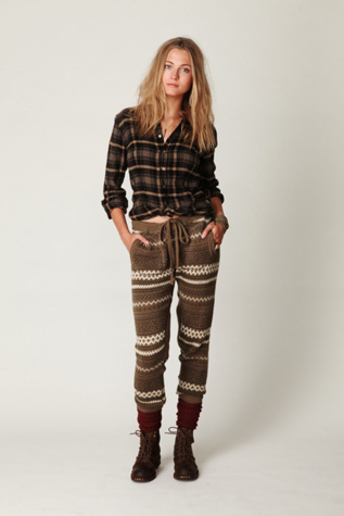 Fair Isle Sweater Pants