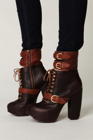 Andee Platform Buckle Boot