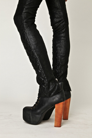Quilted Leather Pant