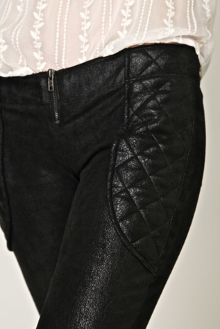 Quilted Leather Pant