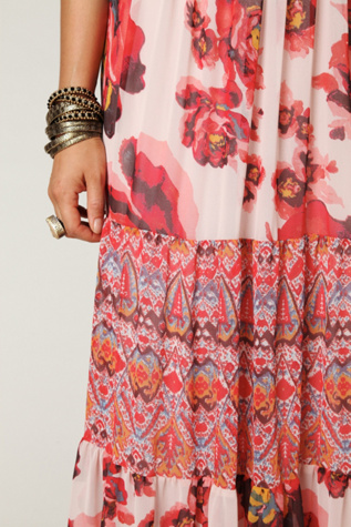 Ethnic Rose Maxi Dress