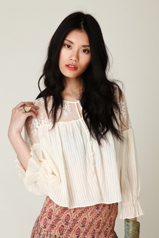 Elysium Lace Buttondown