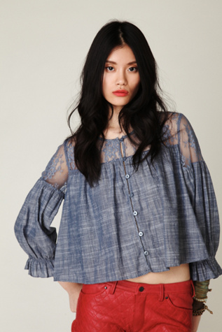 Elysium Lace Buttondown