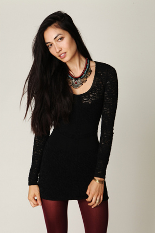 Dancing in the Dark Lace Tunic