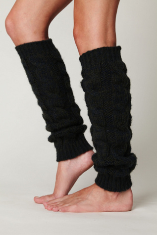 Marled Cable Legwarmer