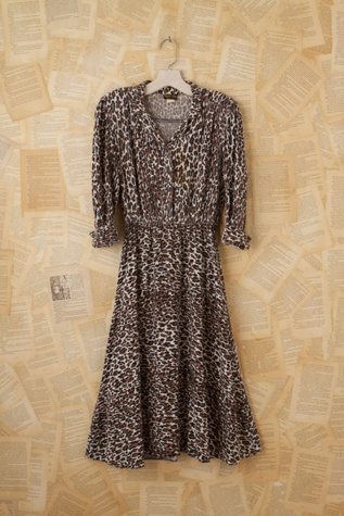 Vintage Leopard Dress