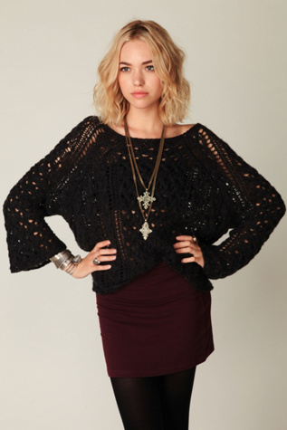 Open Stitches Pullover