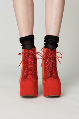 Red / Orange Suede Combo