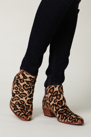 Petty Leopard Ankle Boot