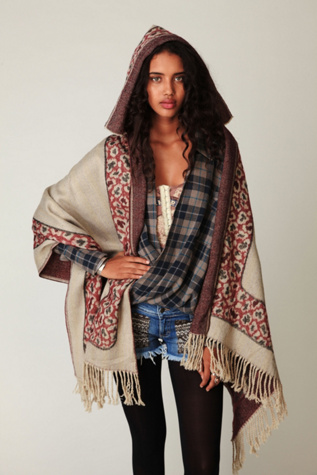 Wester Hooded Poncho
