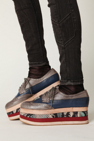 Jeffrey Campbell Stacked Wingtip