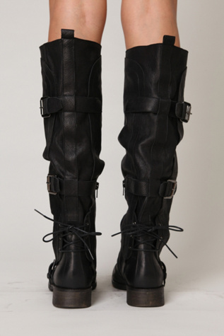 Marl Buckle Tall Boot