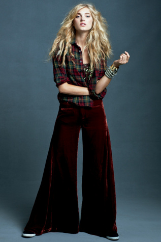 FP Velvet Extreme Wideleg Pant