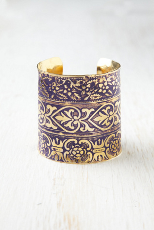 Engraved River Cuff