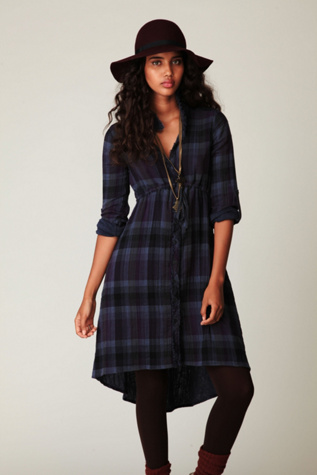 Traveling Rodeo Plaid Dress