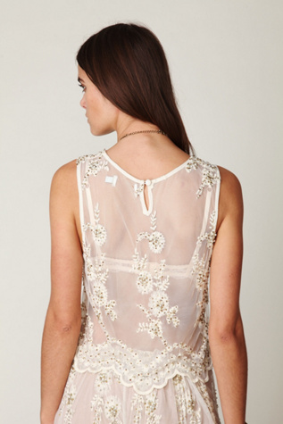 Embellished Daisy Chain Crop Top