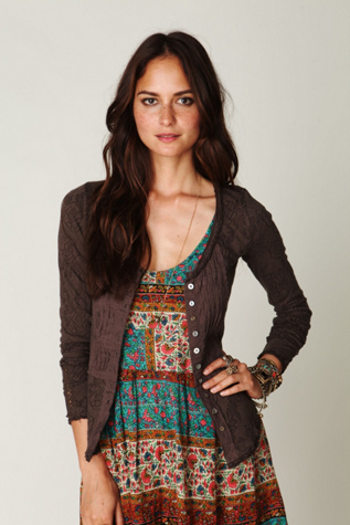 Gypsy Buttonfront Long Sleeve Top