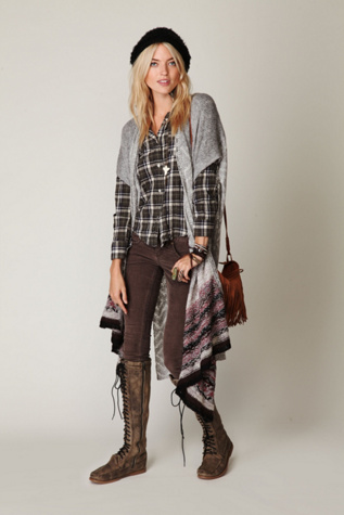 Fairisle Border Wrap