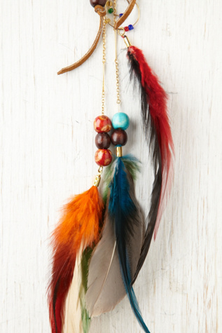 Falling Feather Hair Clip