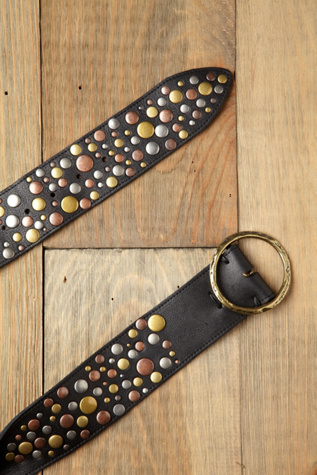 Hammered Stud Hip Belt