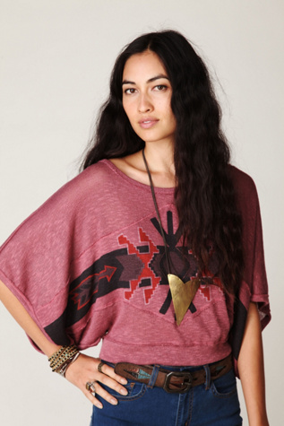 Tribal Graphic Sweater Tee