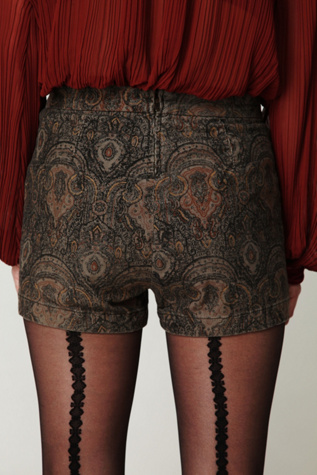 FP High Waisted Printed Shorts