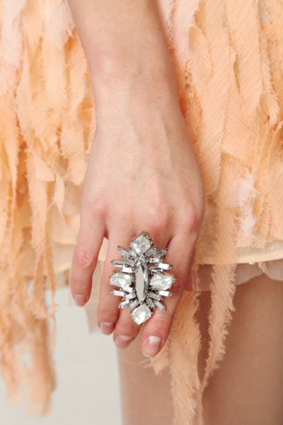 Rhinestone Statement Ring