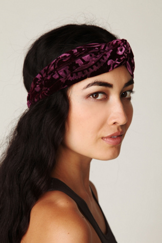 Burnout Velvet Turban