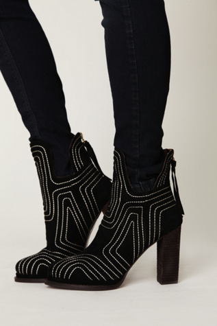 Fiona Quilted Ankle Boot