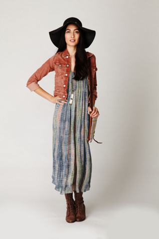 Gale Printed Shapeless Dress