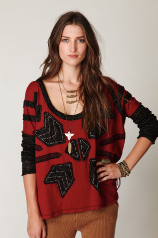 Nordic Compass Long Sleeve Top