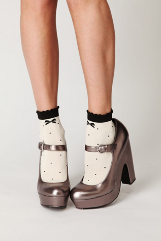 Black Tie Ankle Sock