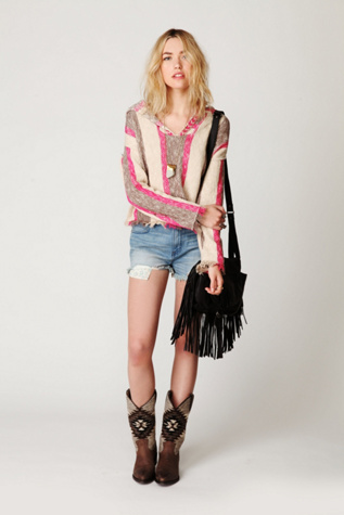 Stripe Baja Pullover