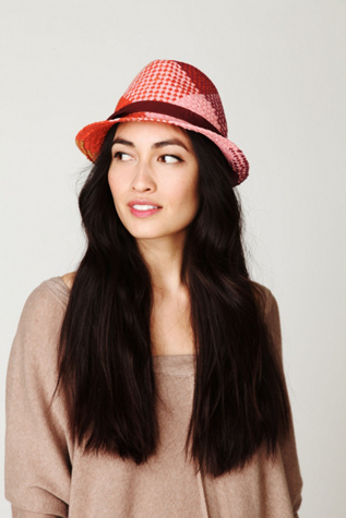Stef Plaid and Straw Fedora