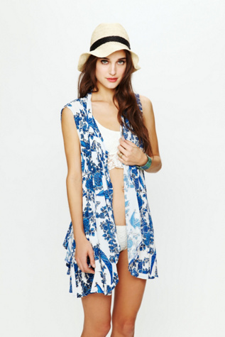 Indigo / White