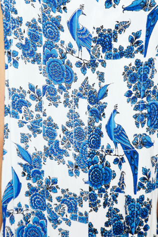 Indigo / White