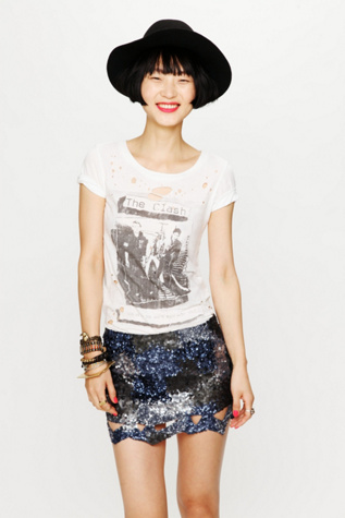Cut Out Sequins Mini