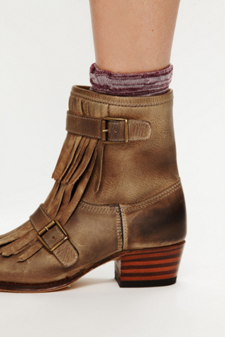 Beige Leather Distressed