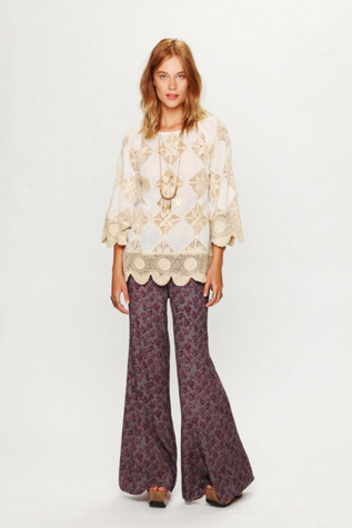 Floral Print Pullover Pant
