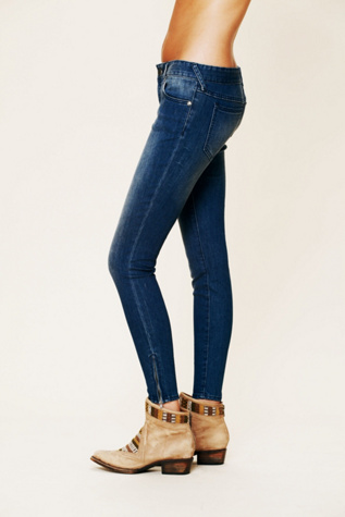 5 Pocket Ankle Crop with Zipper