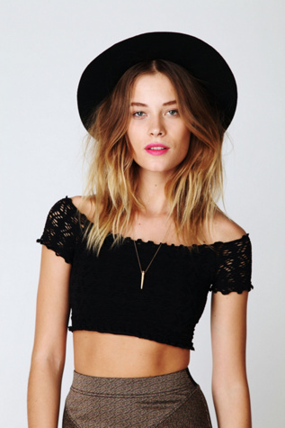 Crochet Seamless Crop Top