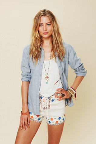 San Jacinto Embroidered Short