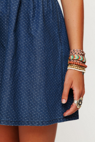 Denim Bustier Dress