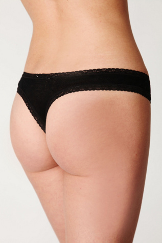 Clover Pointelle Thong