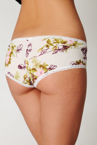 Rose Pointelle Boyshort