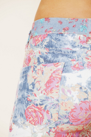 Floral Skinny Crop